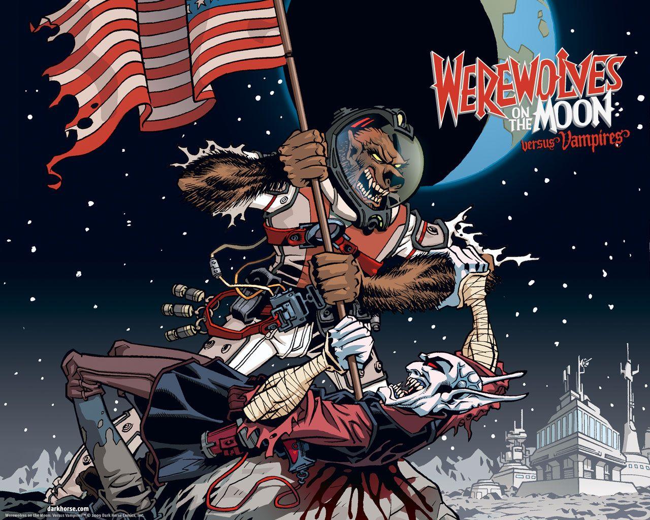 Werewolves On the Moon: Versus Vampires :: Desktops :: Dark Horse Comics