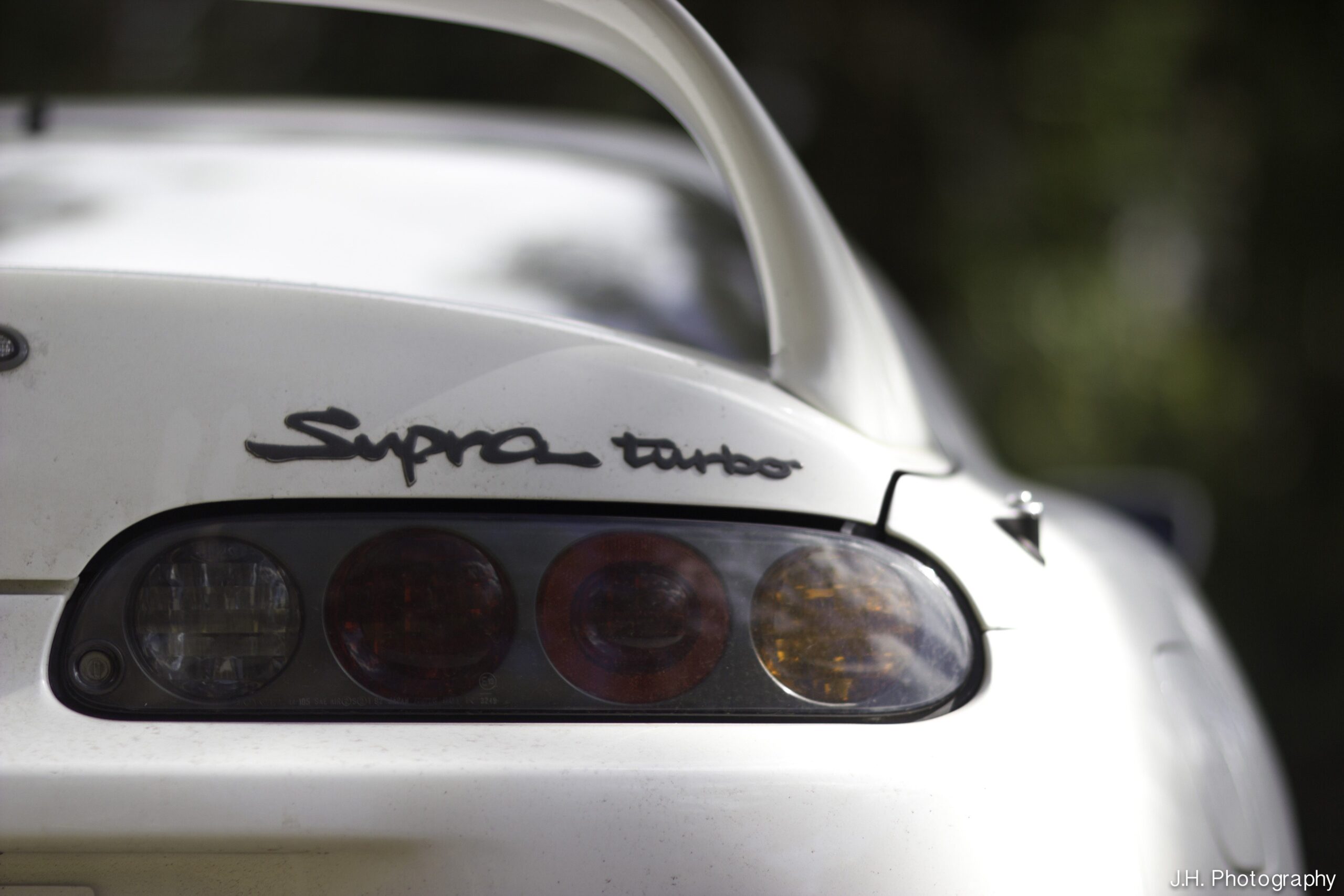 car, Toyota, Supra, Toyota Supra, Black Taillights Wallpapers HD