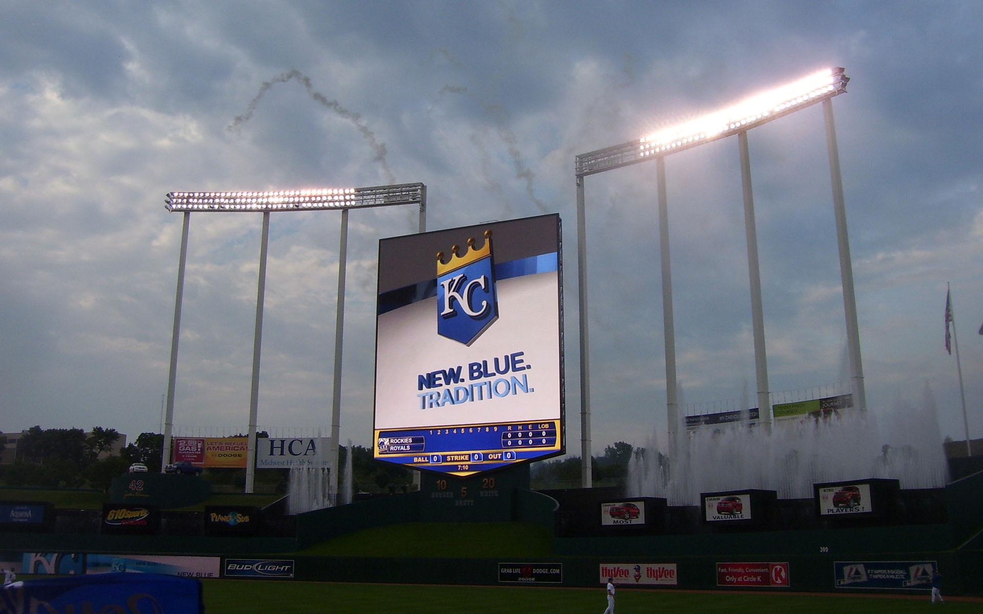 While undergoing stadium in Kansas City