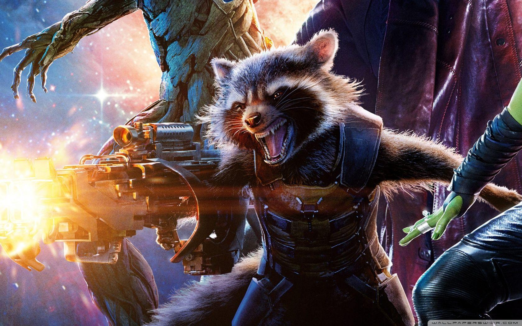 Guardians of the Galaxy Rocket Raccoon HD desktop wallpapers