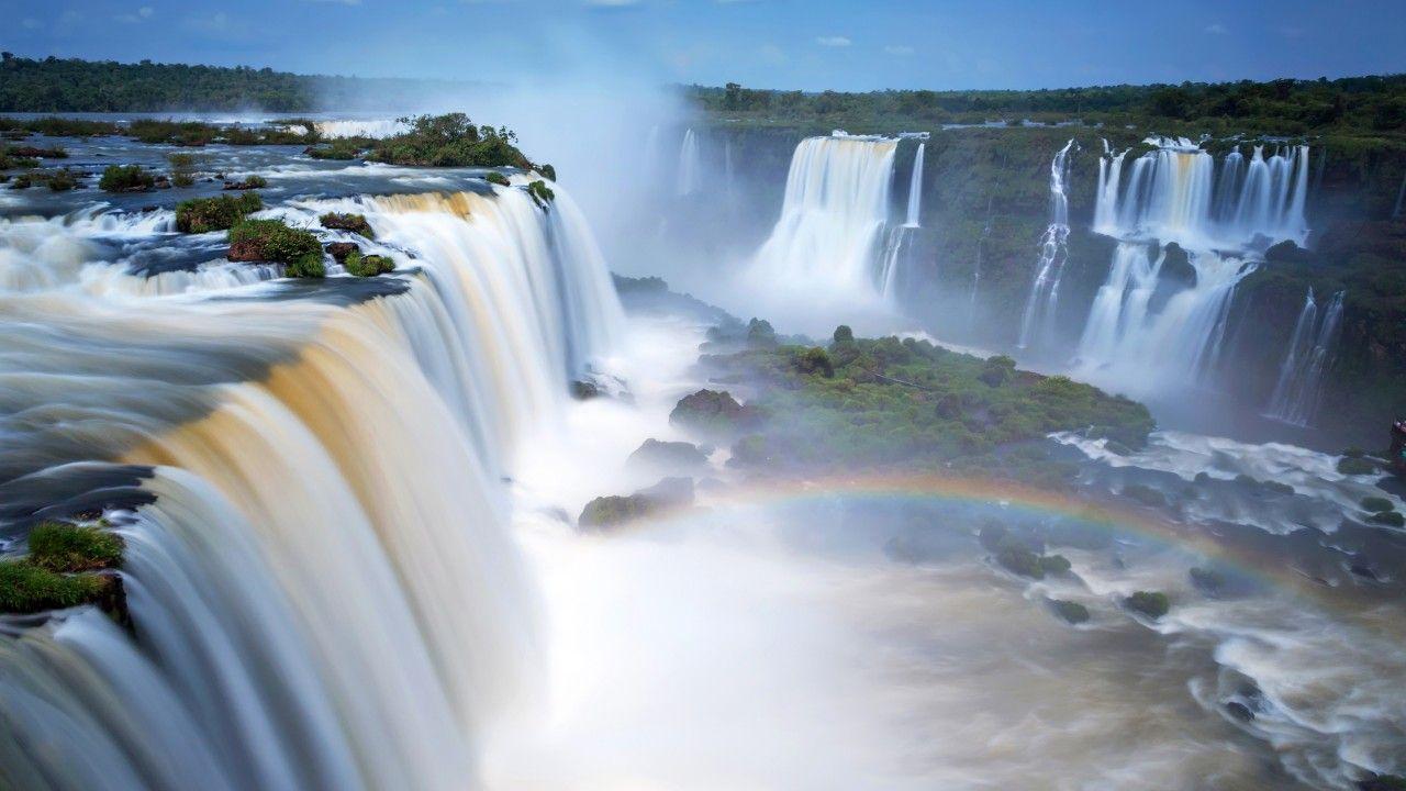 Wallpapers Iguazu Falls, Waterfalls, Argentina, 4K, Nature,