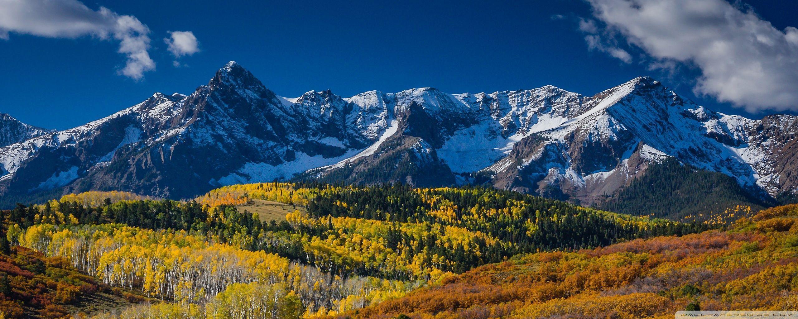 Mountain Landscape In Aspen Colorado Wallpapers