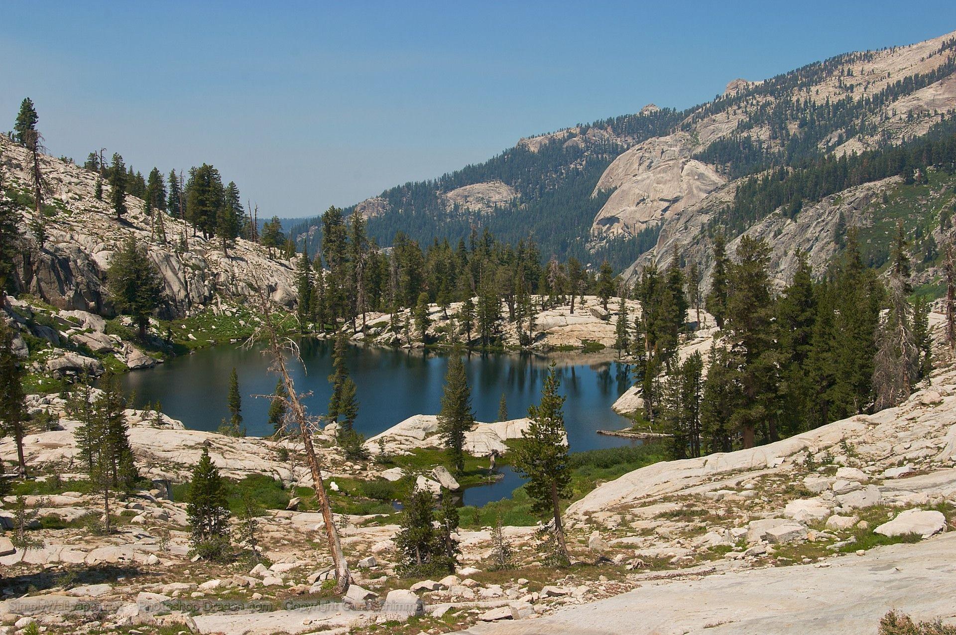 Blue Pond at Sequoia National Park Desktop Wallpapers