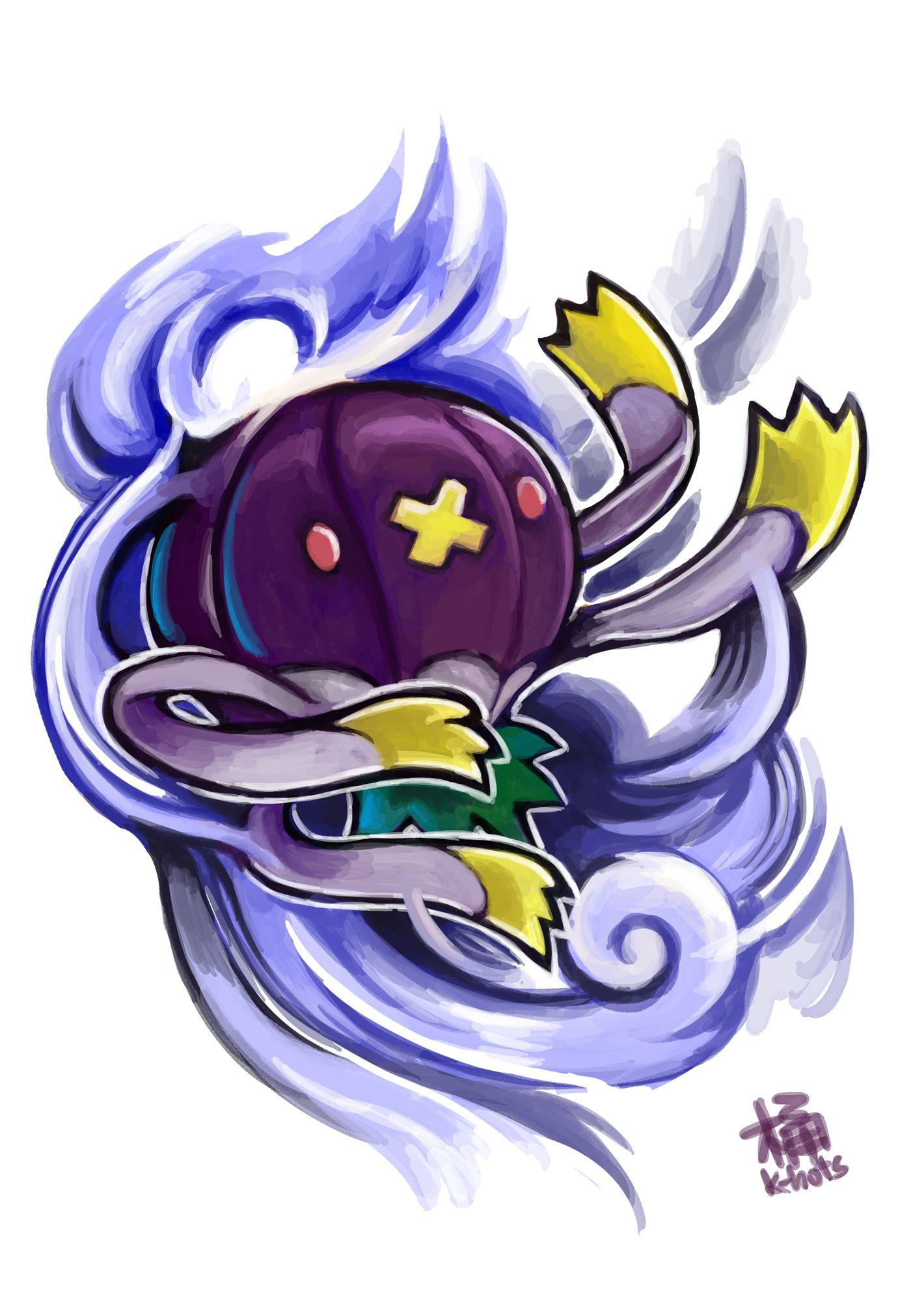 INKtober2015: Drifblim used gust tattoo by k