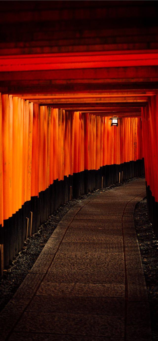 Fushimi inari taisha kyoto japan iPhone X Wallpapers Download