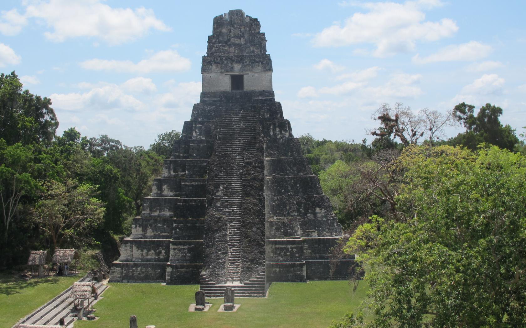 Tikal Great Plaza Tikal Guatemala Wallpapers