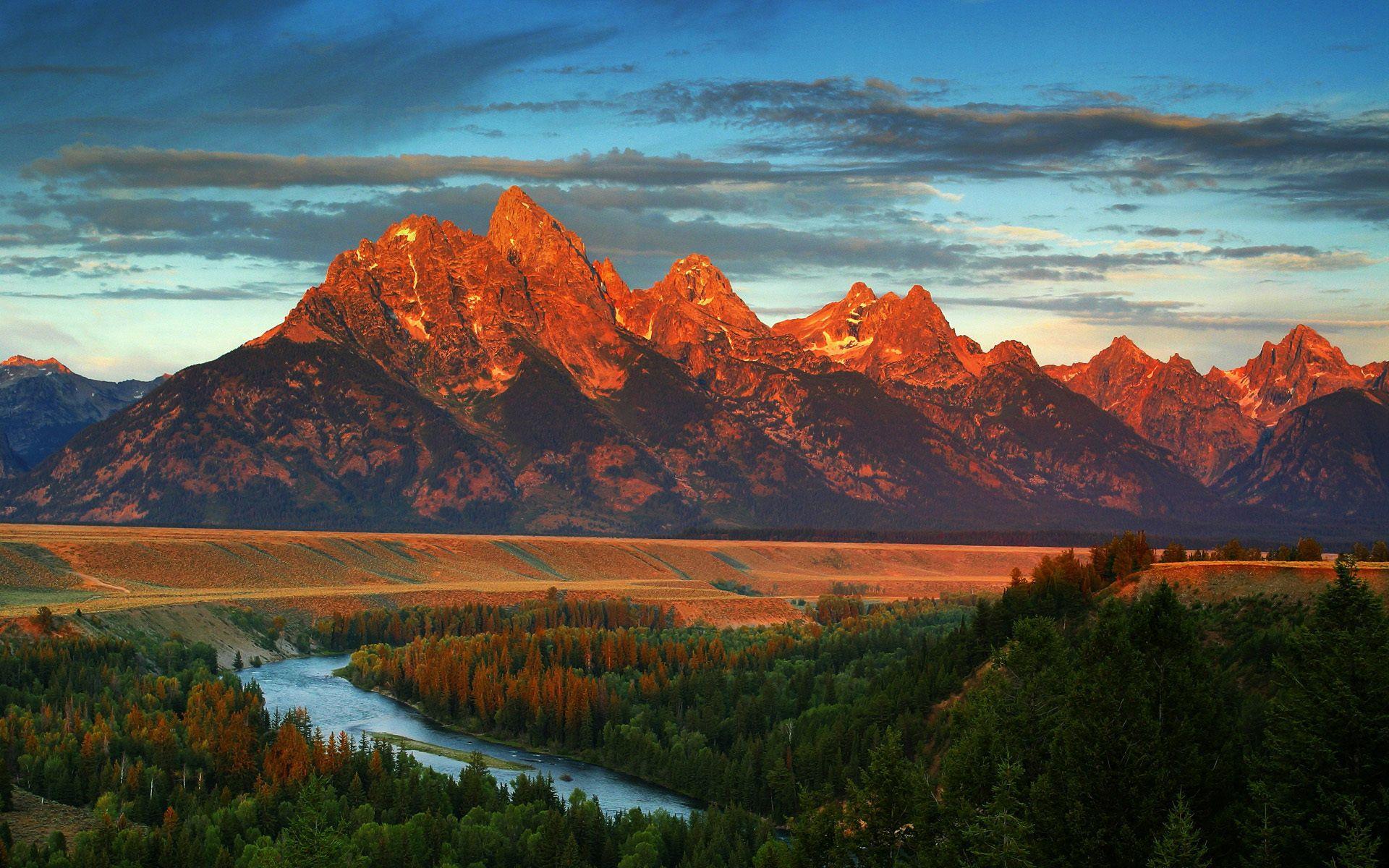 Grand Teton Rang, Wyoming Wallpapers HD / Desktop and Mobile Backgrounds