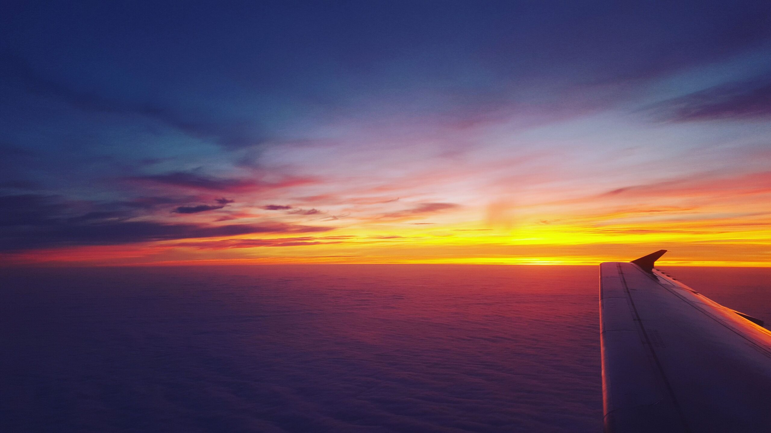 Airplane Dawn Dusk Flight Sunrise Sky, HD Planes, 4k Wallpapers