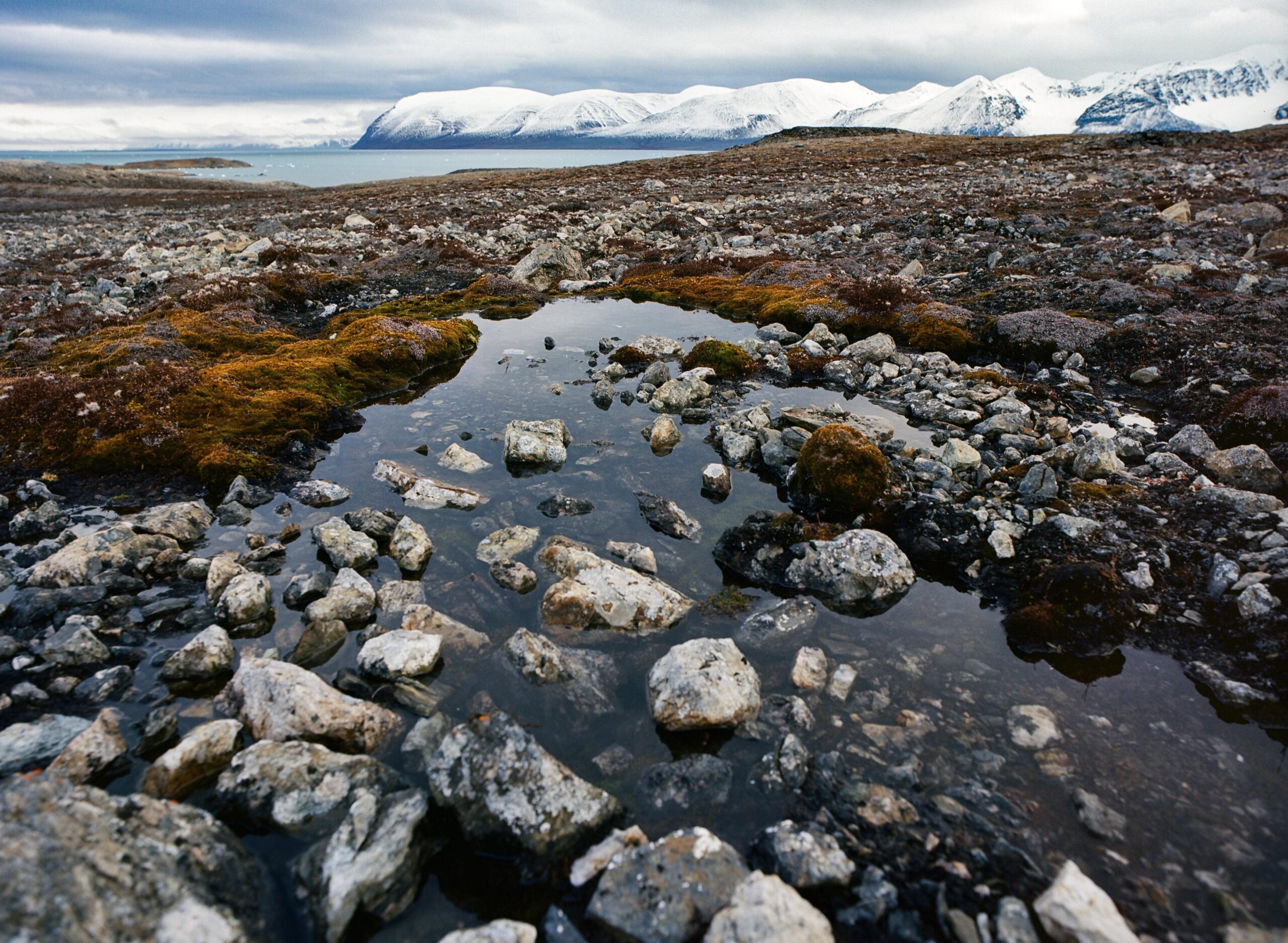 Stones and water, svalbard, norway HD wallpapers