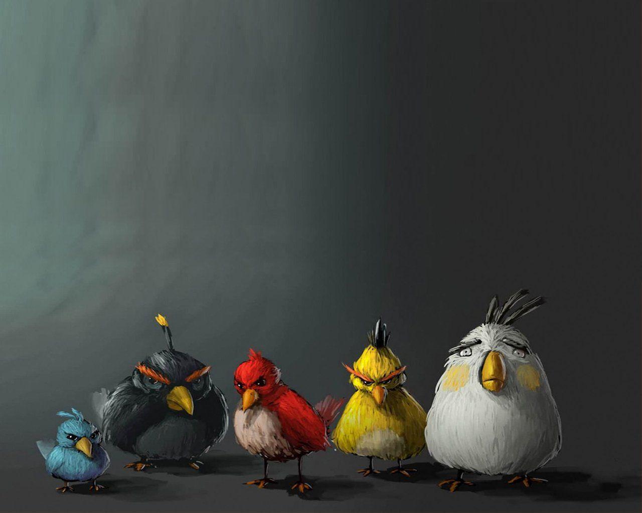 3 Angry Birds HD Wallpapers