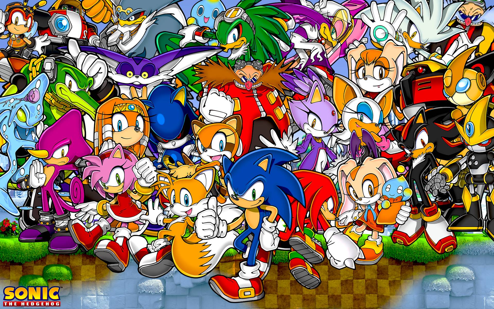 Sonic The Hedgehog And Friends Wallpapers by SonicTheHedgehogBG on