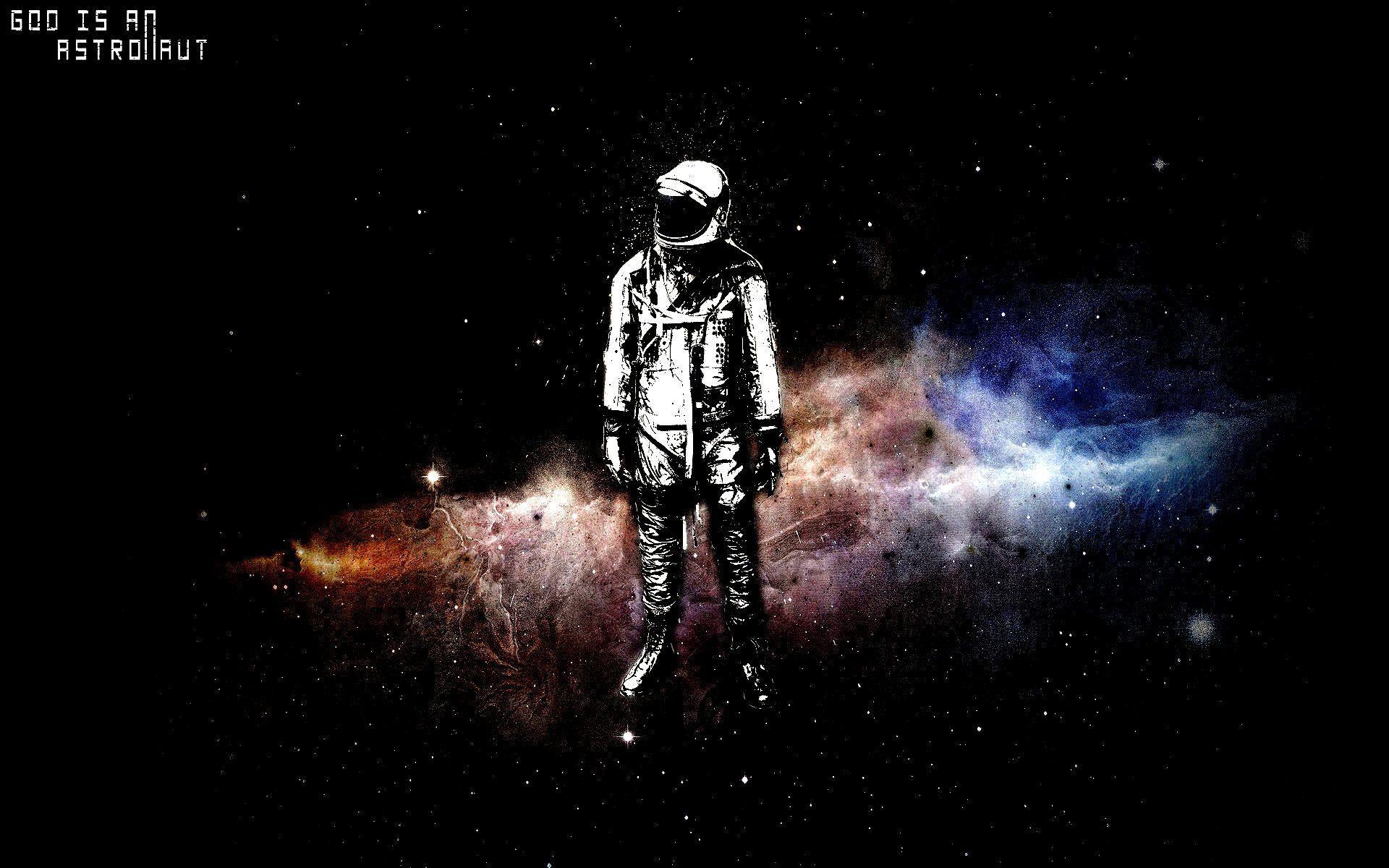 Burning Astronaut Full HD Quality Pics, Burning Astronaut