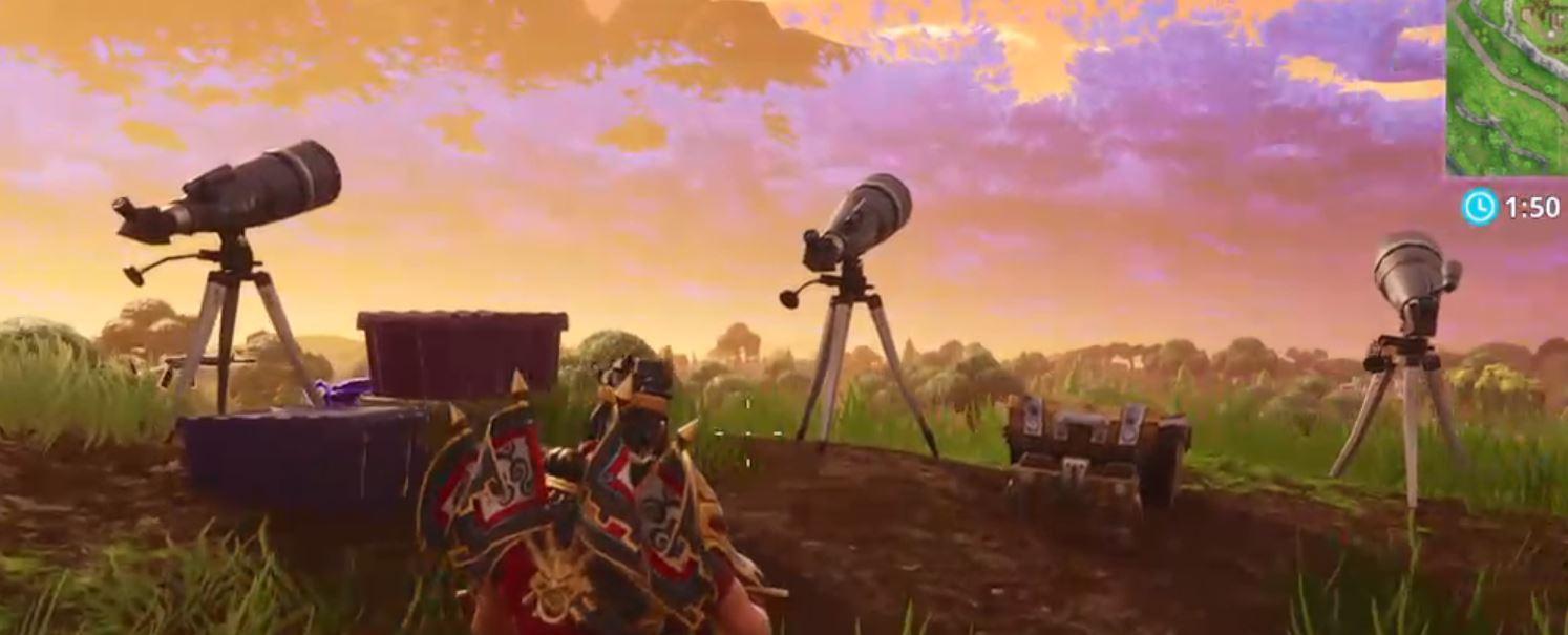 Comet found in Fortnite Battle Royale