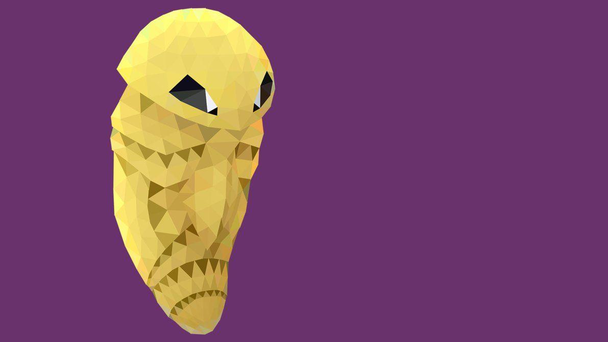 Low Poly Kakuna by pikachu