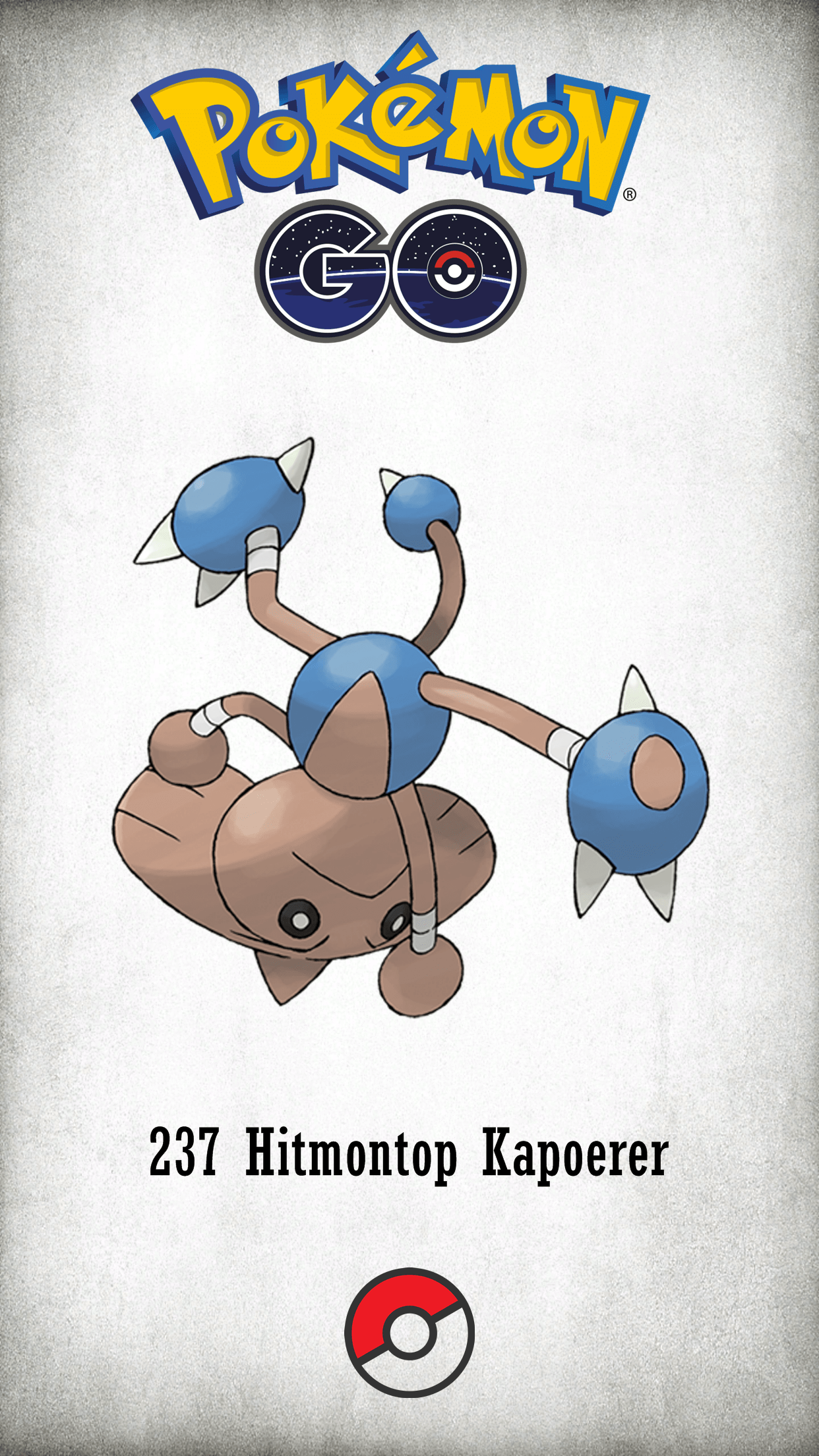 237 Character Hitmontop Kapoerer