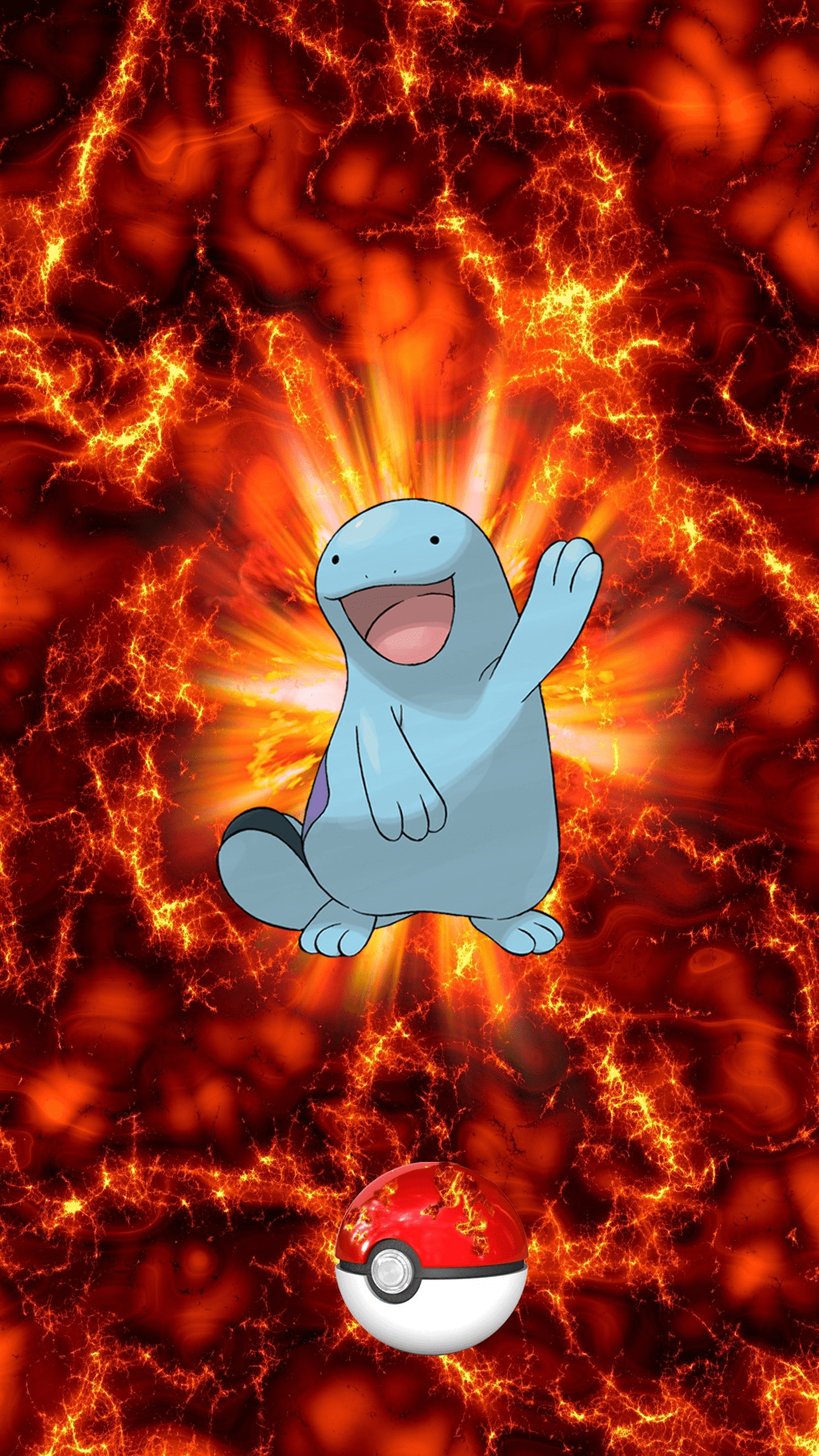 195 Fire Pokeball Quagsire Unknown Wooper