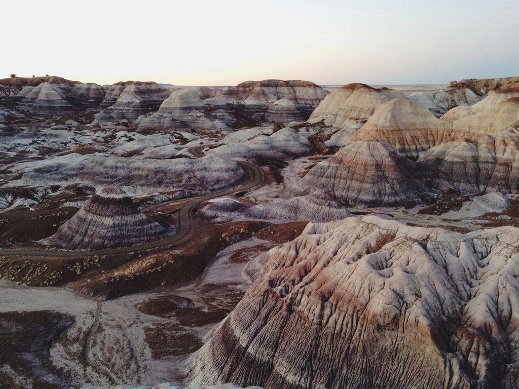 Blue mesa. Petrified Forest National Park, Arizona