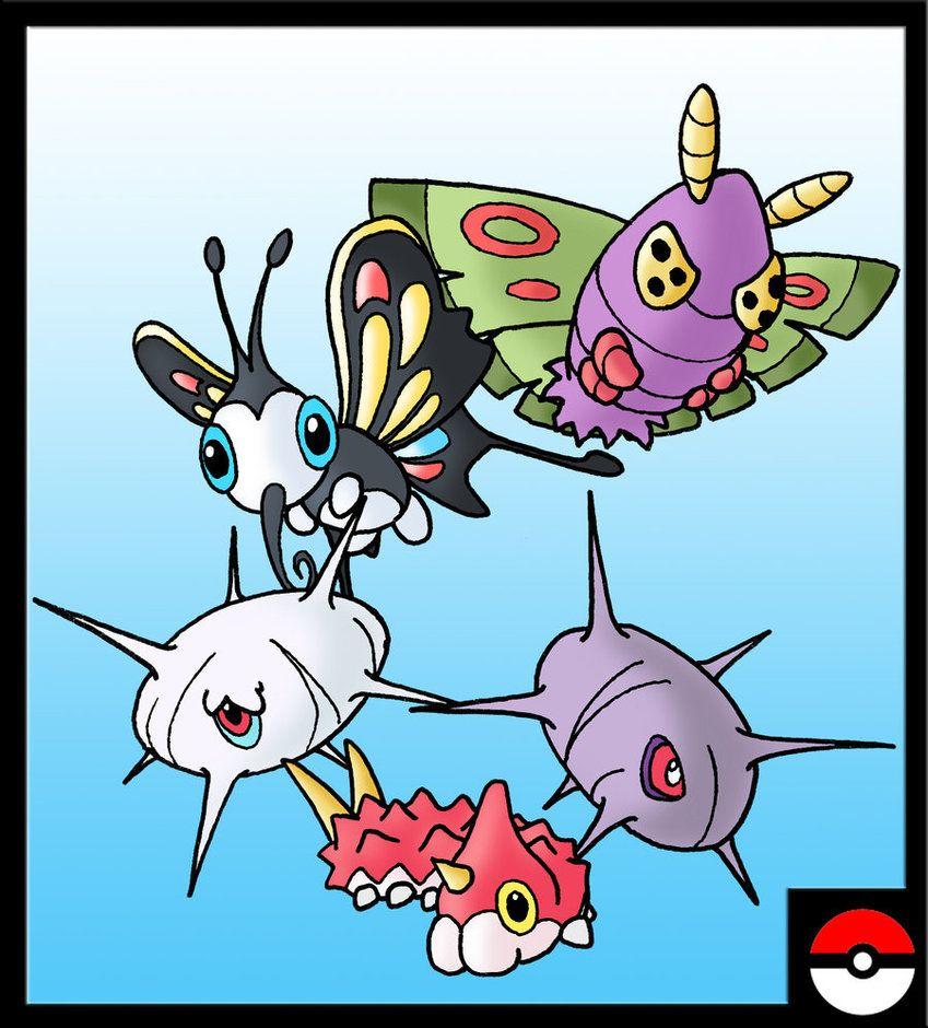 Wurmple Family by ZappaZee