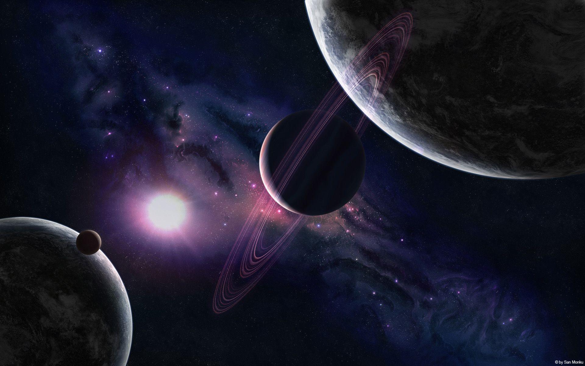 Space Planets 8 Cool Wallpapers HD