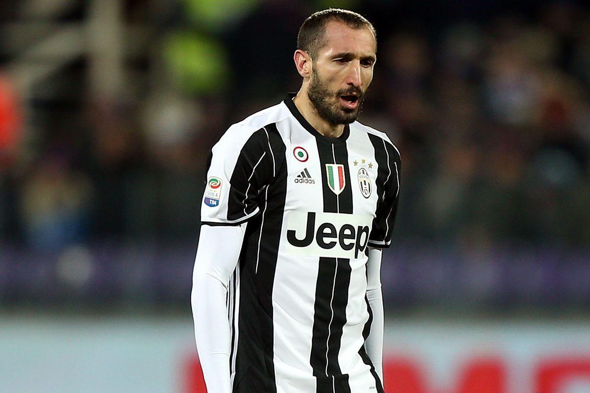 Report: Giorgio Chiellini to miss Juventus’ game against Milan on