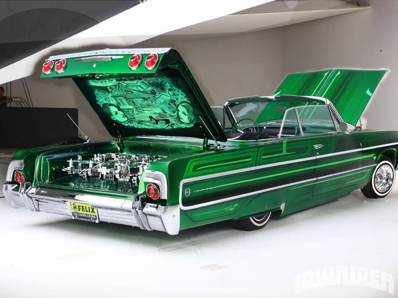 Pix For > 1964 Chevy Impala Lowrider Wallpapers