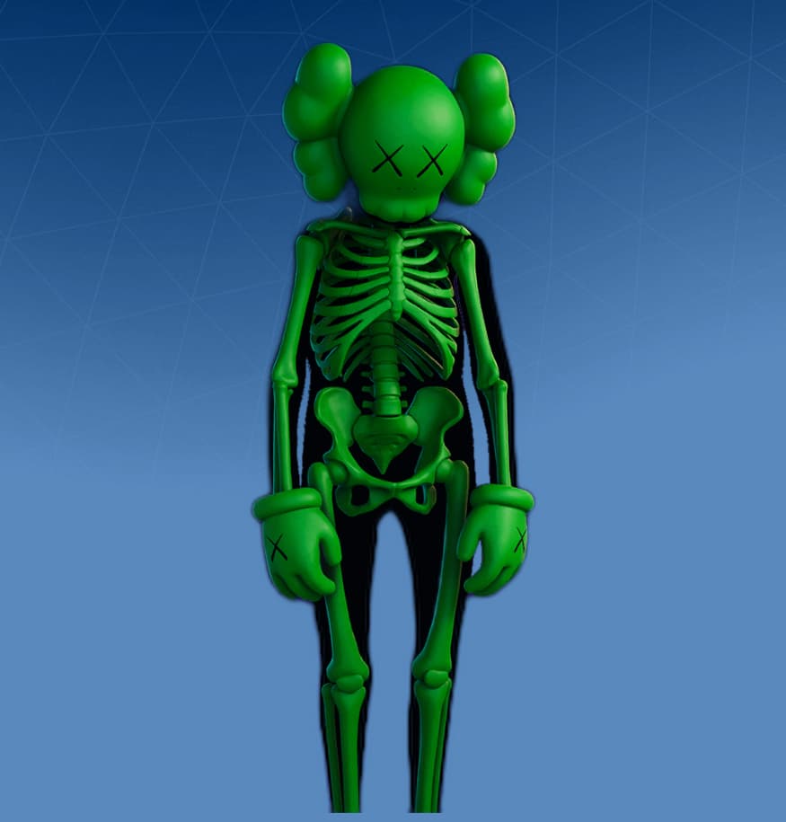 Kaws Skeleton Fortnite wallpapers