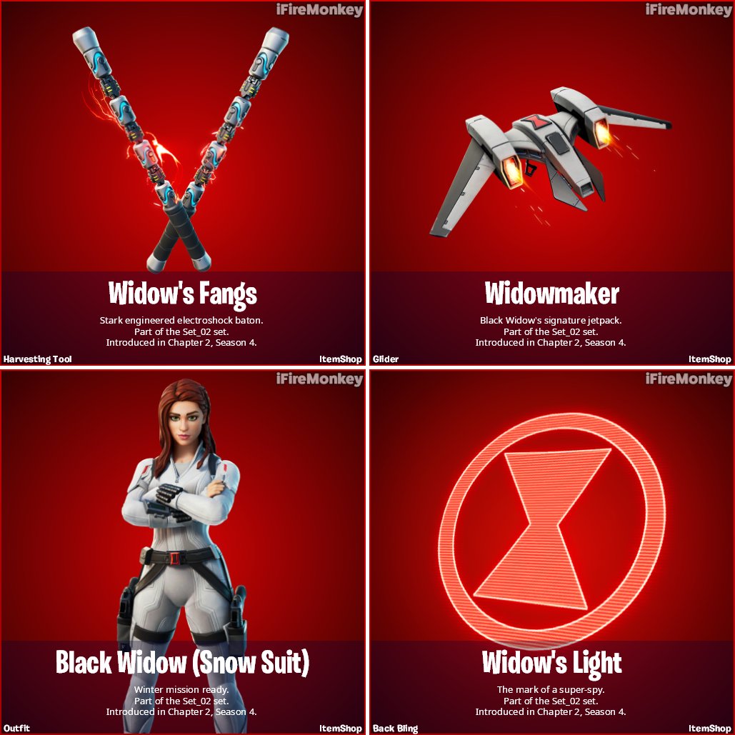 Black Widow Snow Suit Fortnite wallpapers