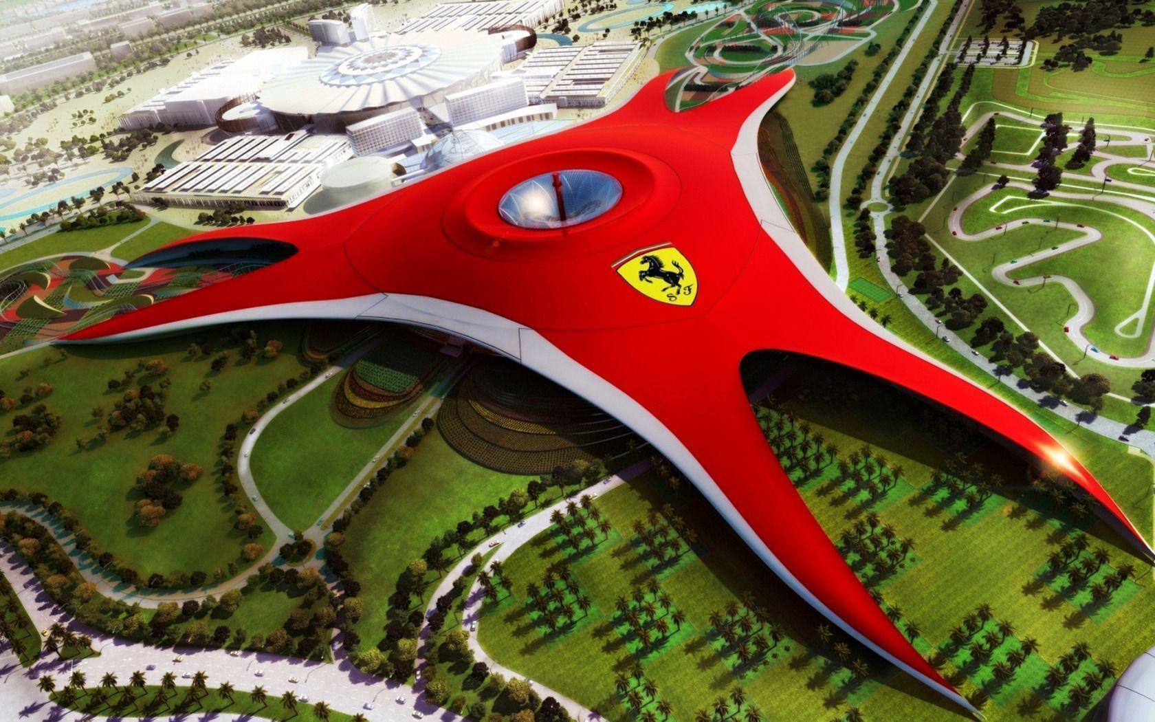 Ferrari World Abu Dhabi, United Arab Emirates widescreen wallpapers