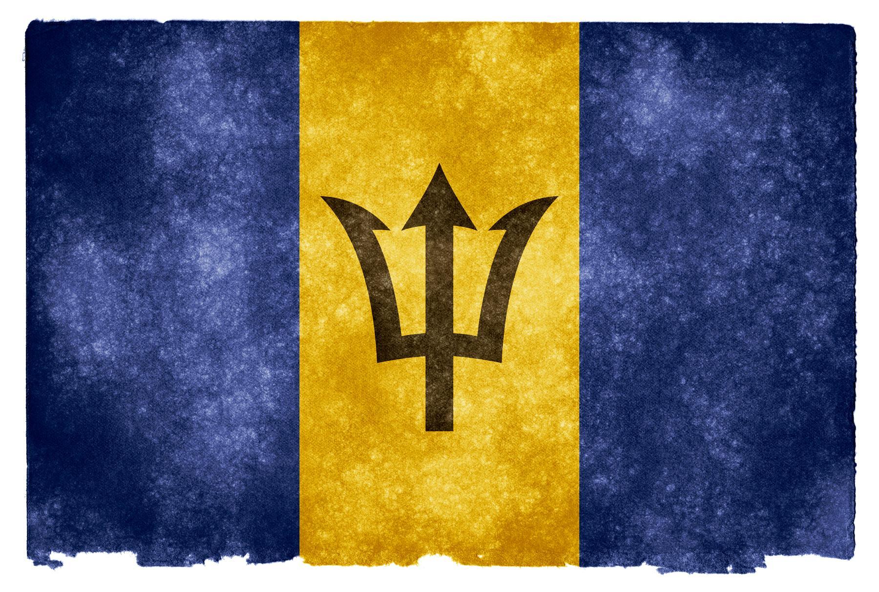 Barbados Grunge Flag HD Wallpapers