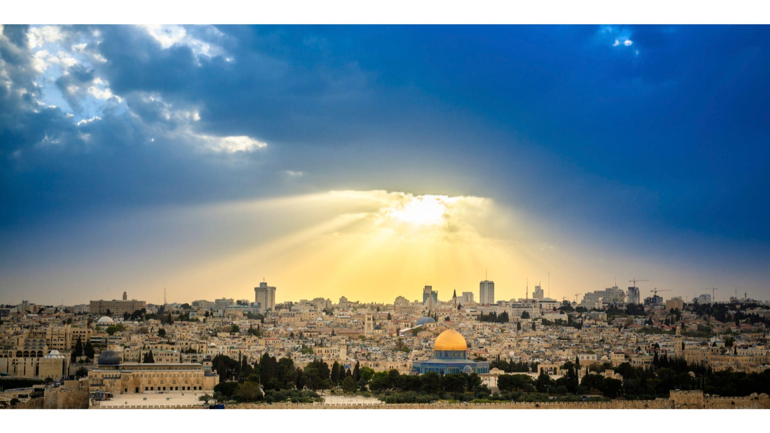 Sunrise Jerusalem Israel 4K Wallpapers