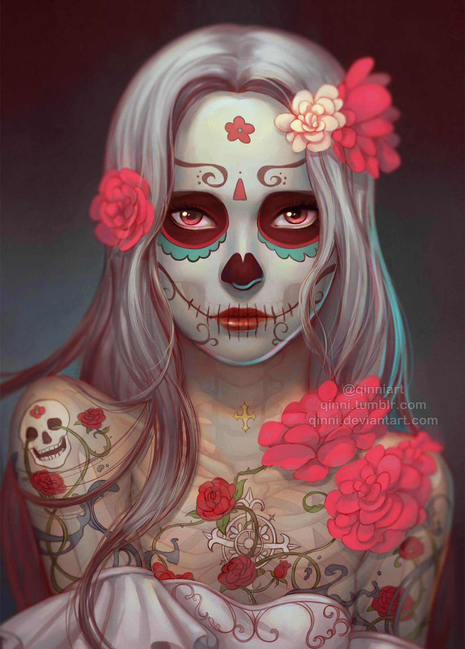 Dia de los Muertos: Day of the Dead Wallpapers by Qinni