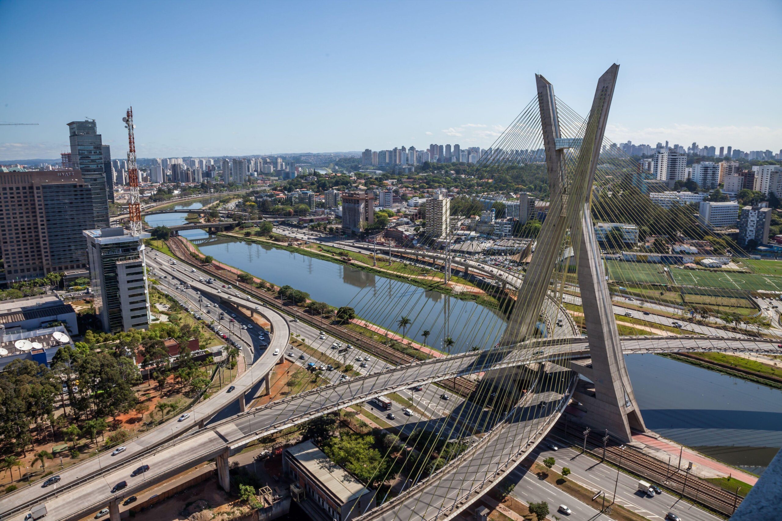 Octávio Frias De Oliveira Bridge Bridges Sao Paulo Brazil Octávio