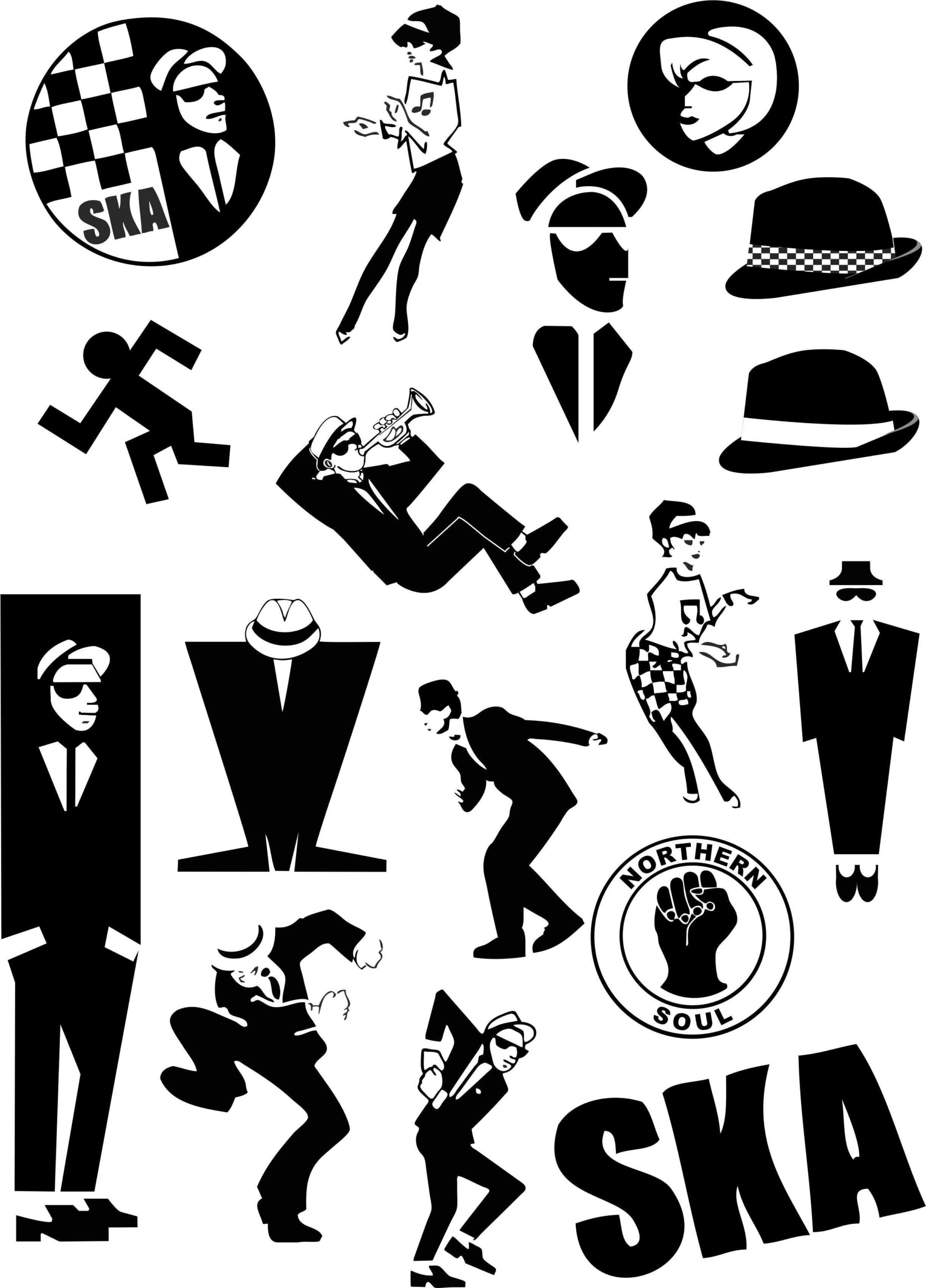 Ska founded in the 50’s. Ska is a combined musical element of