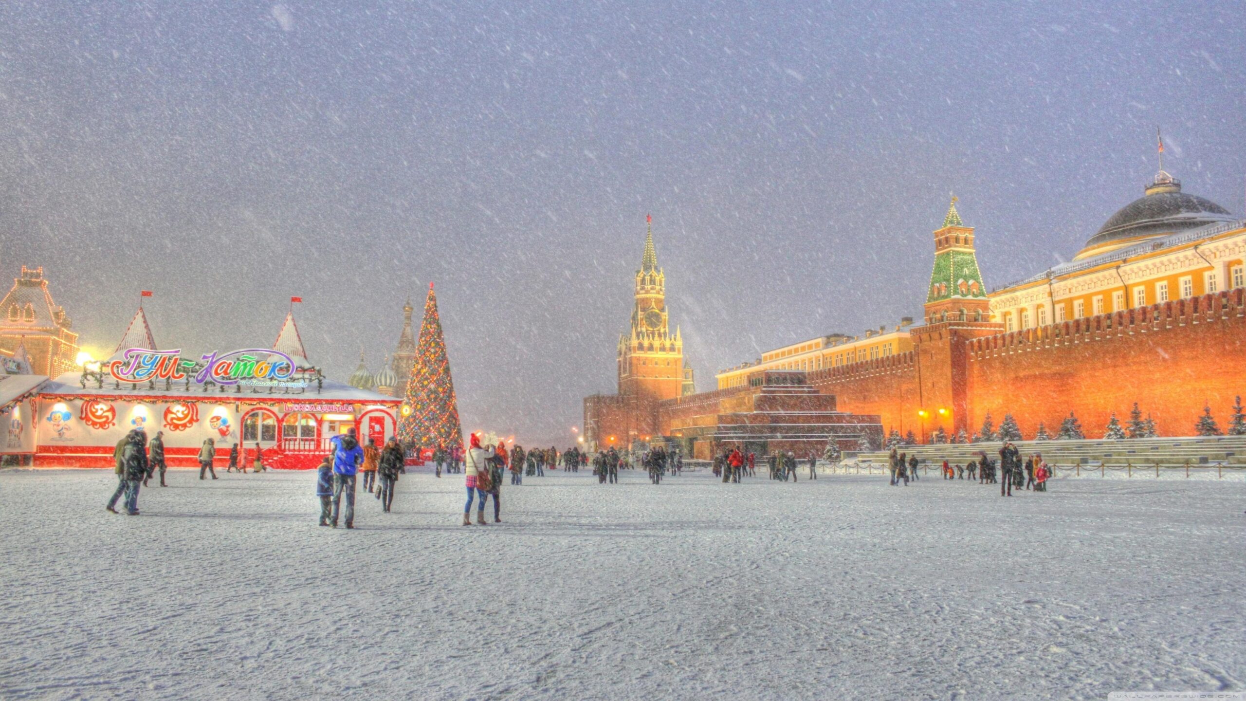 Red Square Moscow Russia Winter Holidays ❤ 4K HD Desktop Wallpapers