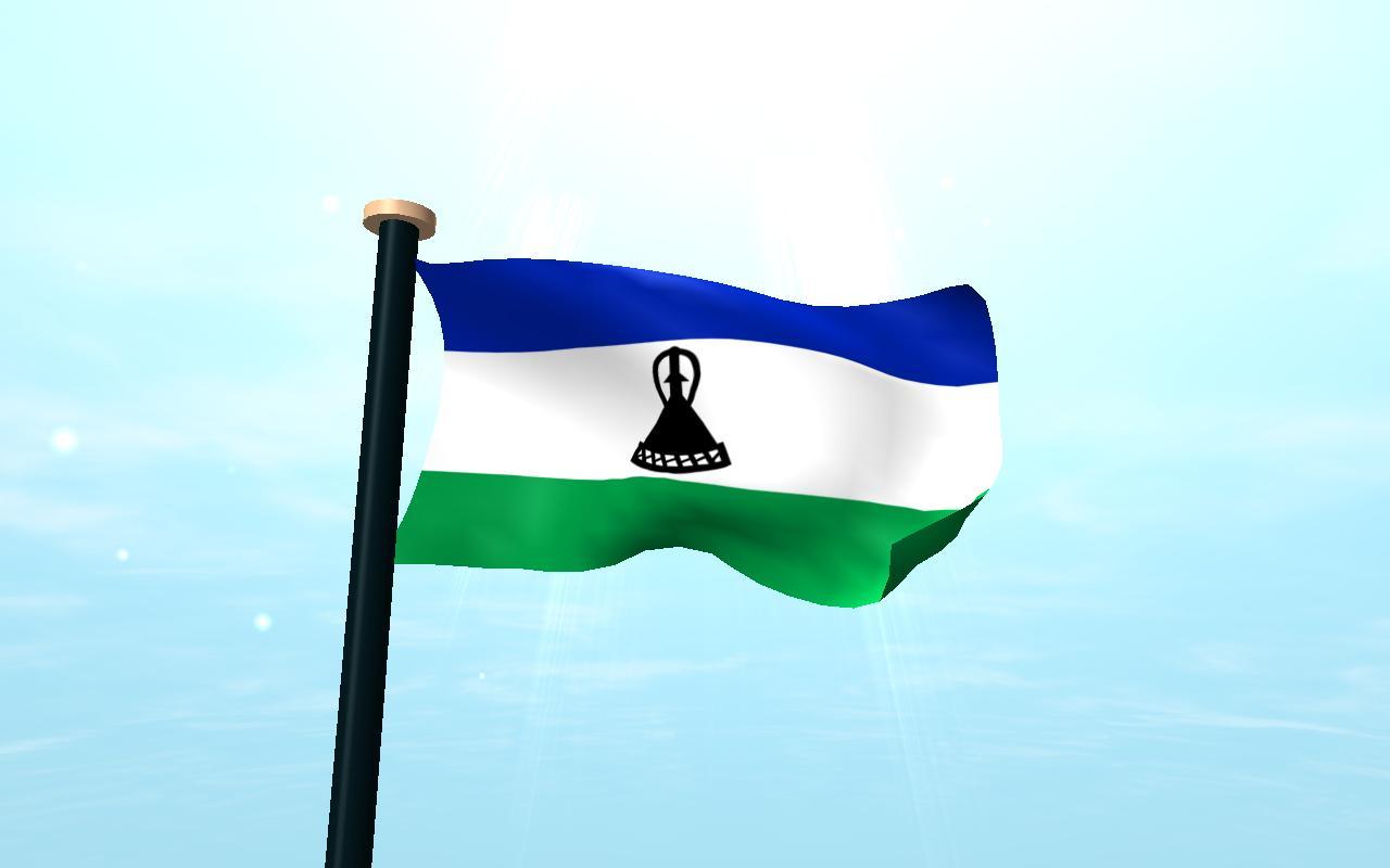 Lesotho Flag 3D Free Wallpapers for Android