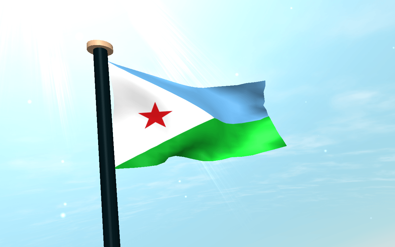 Djibouti Flag 3D Free