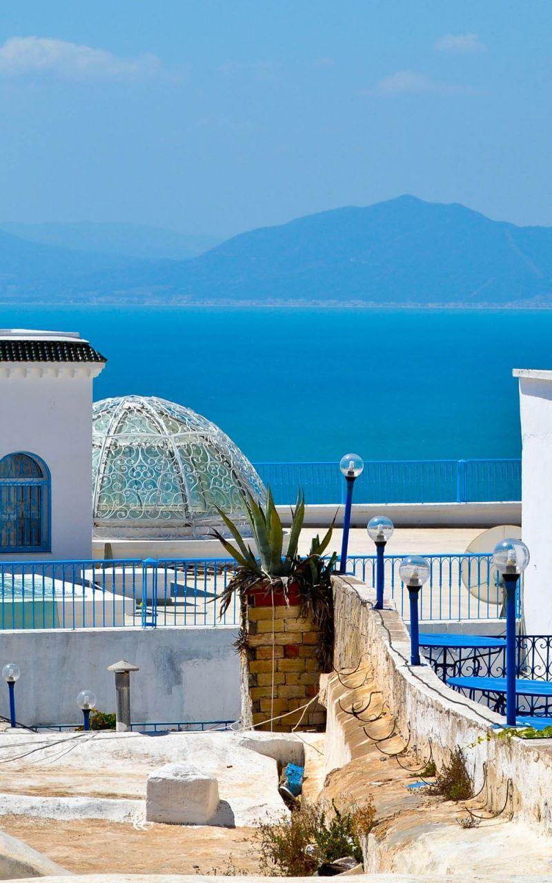 Download Wallpapers Tunisia, Africa, Resort, House Samsung