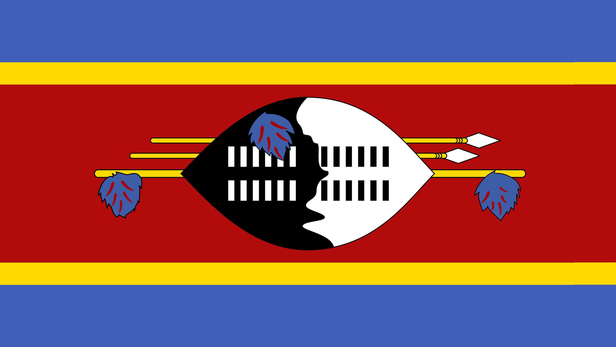 Eswatini Flag UHD 4K Wallpapers