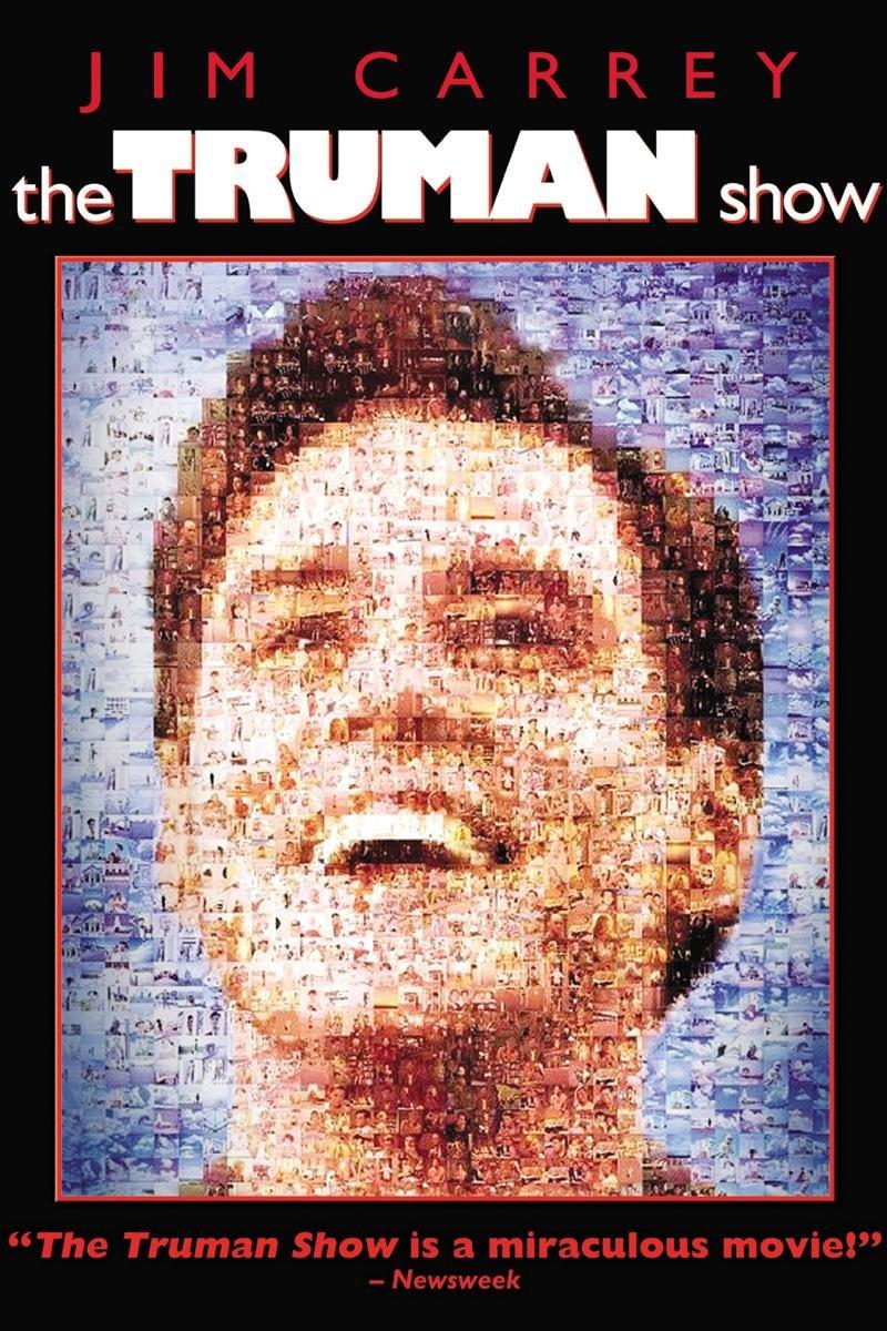 Pop Art The Truman Show Vintage Retro Kraft Movie Propaganda Poster