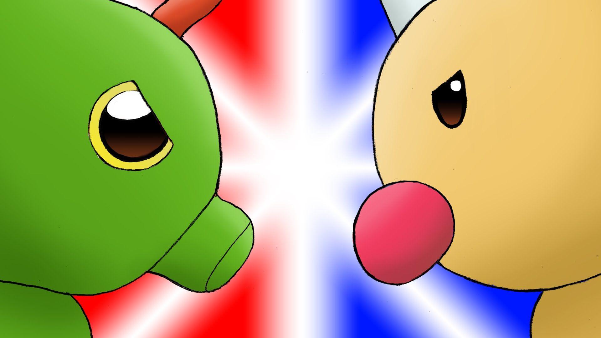 Caterpie vs Weedle Animation