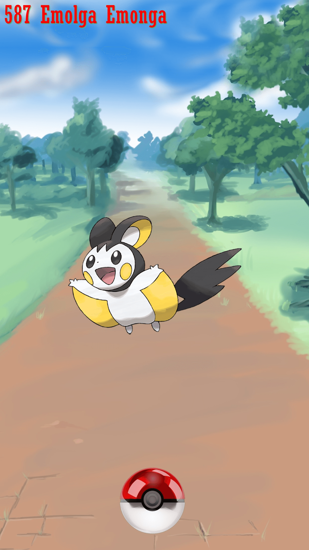 587 Street Pokeball Emolga Emonga