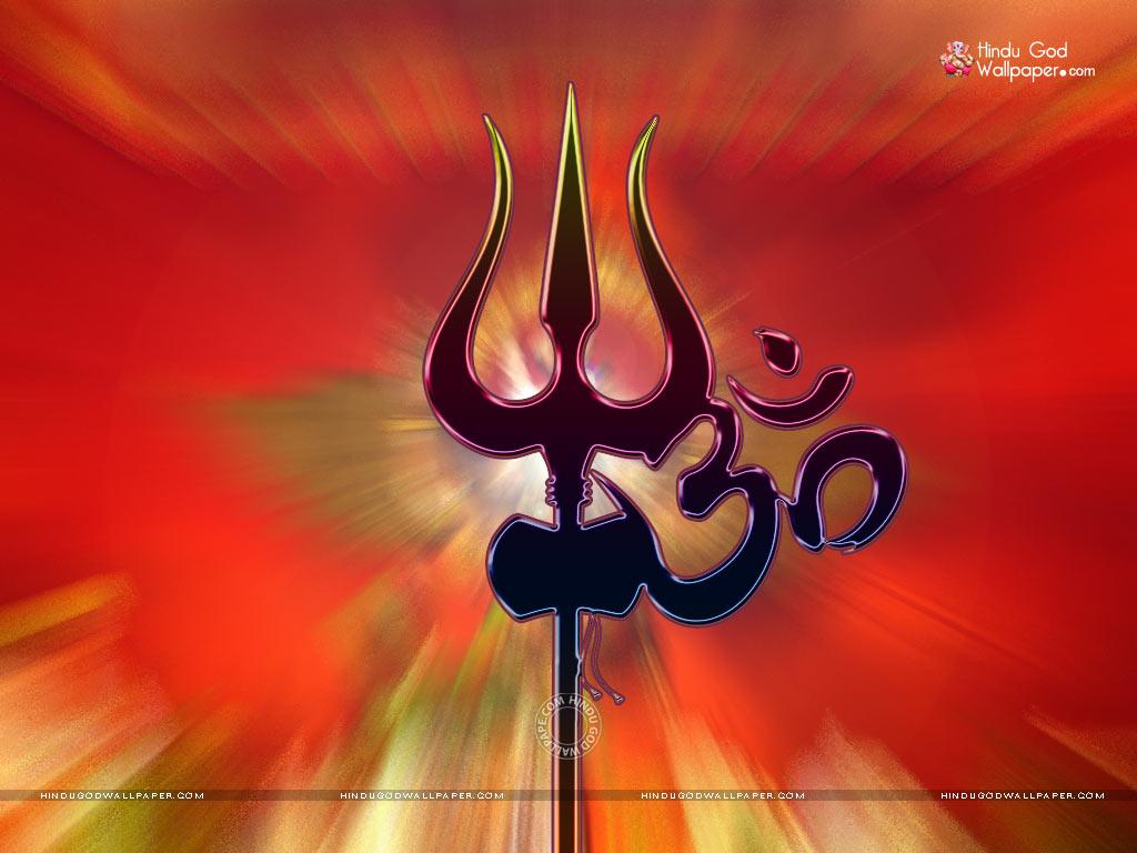 Om Trishul Wallpapers, Om with Trishul Image Download