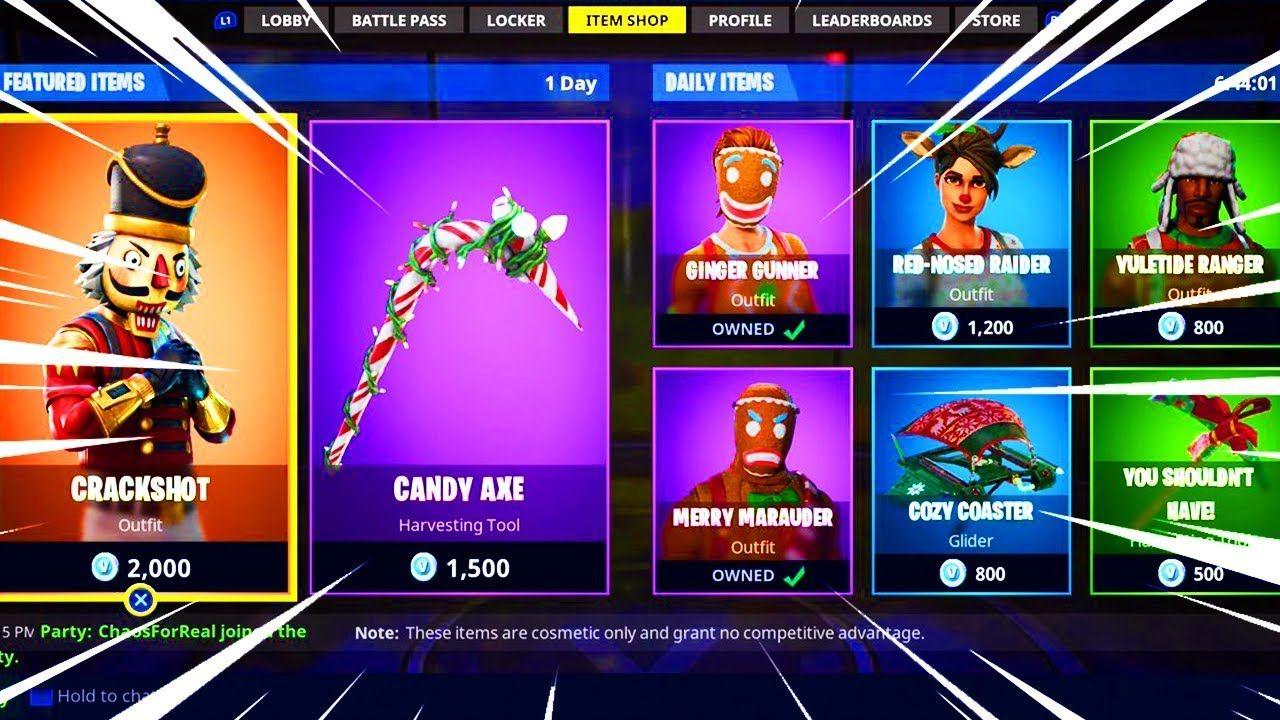 Fortnite Christmas Skins Date