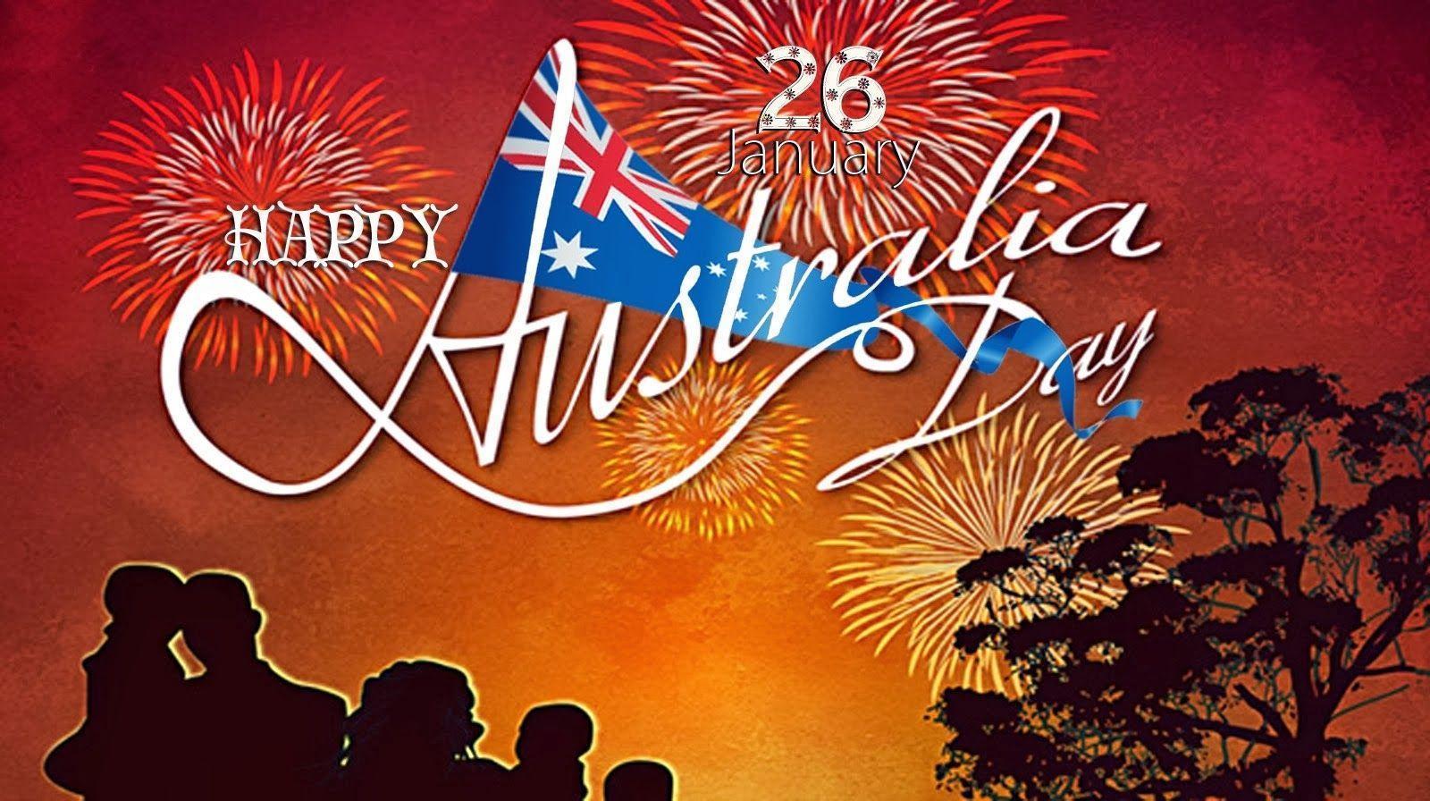 Happy Australia Day Wishes Message with Greeting Cards