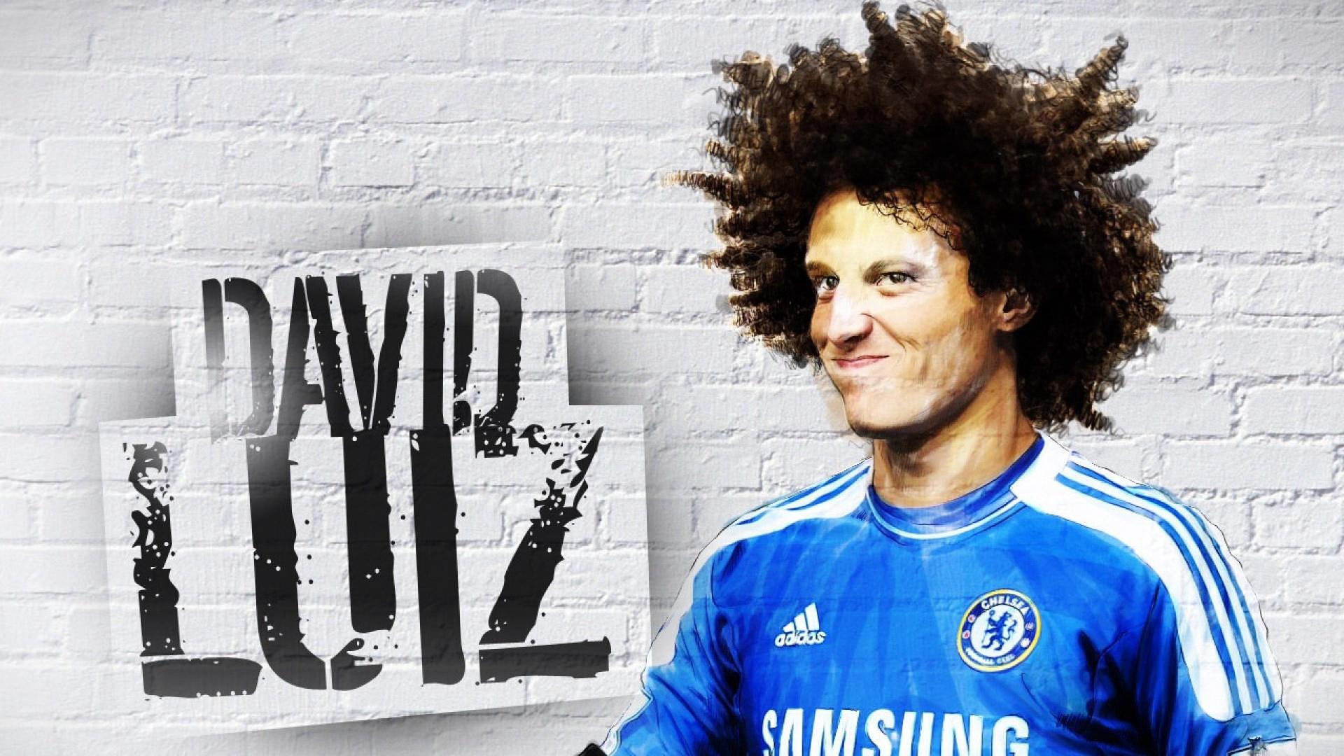 Download wallpapers david luiz, defender, chelsea full hd