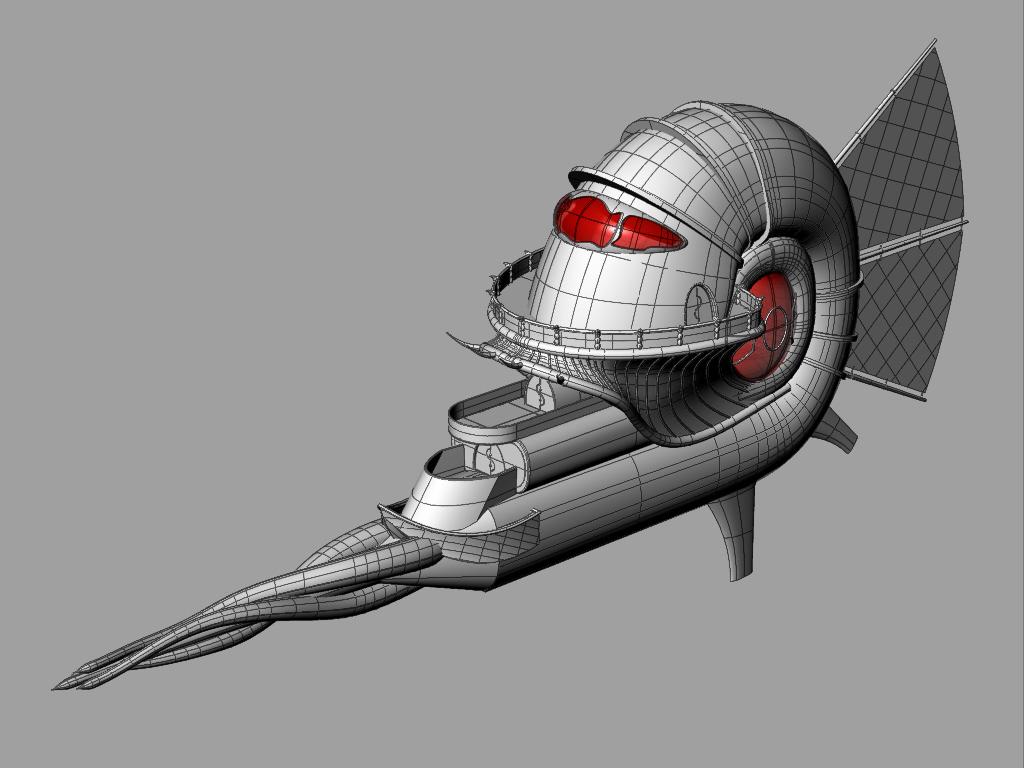 Rebuiling the Nautiloid by silverblade33 Fantasy