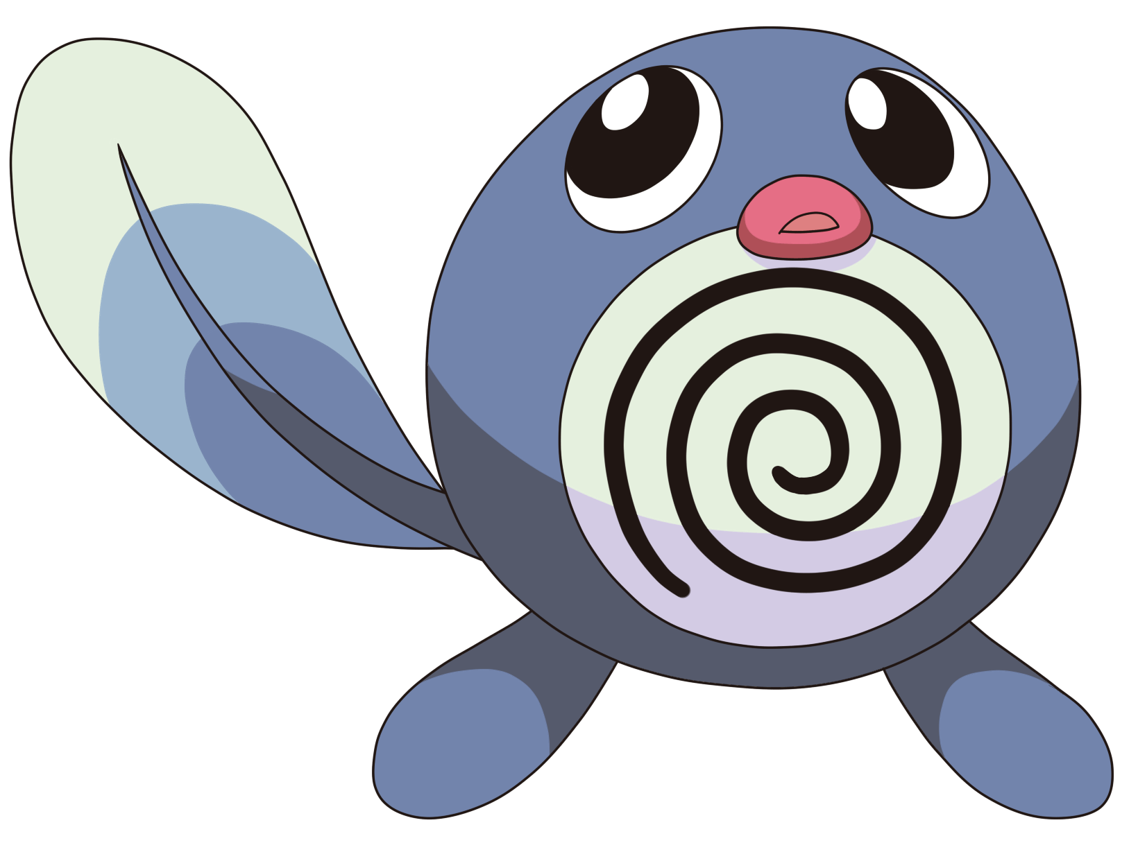 Poliwag Pokemon Vector Free Vector Logo