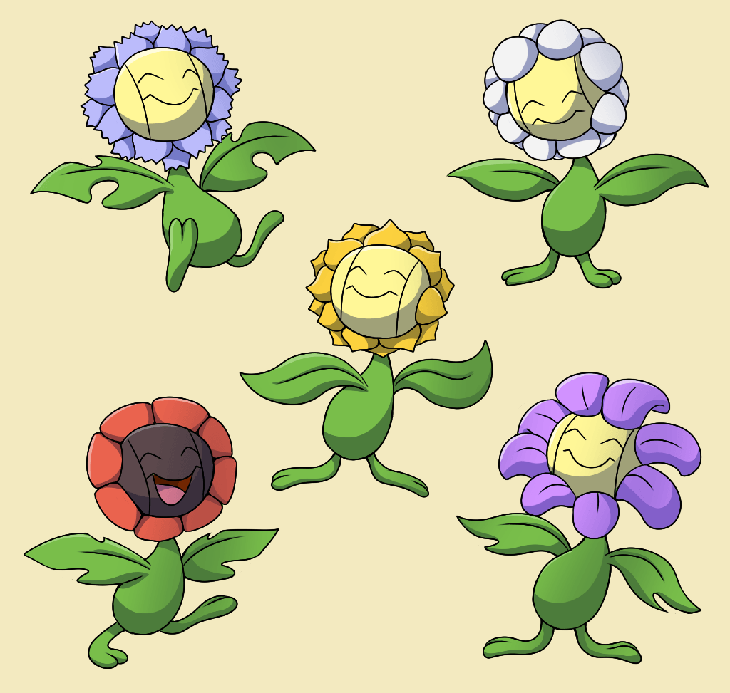 PokemonSubspecies: Sunflora by CoolPikachu29