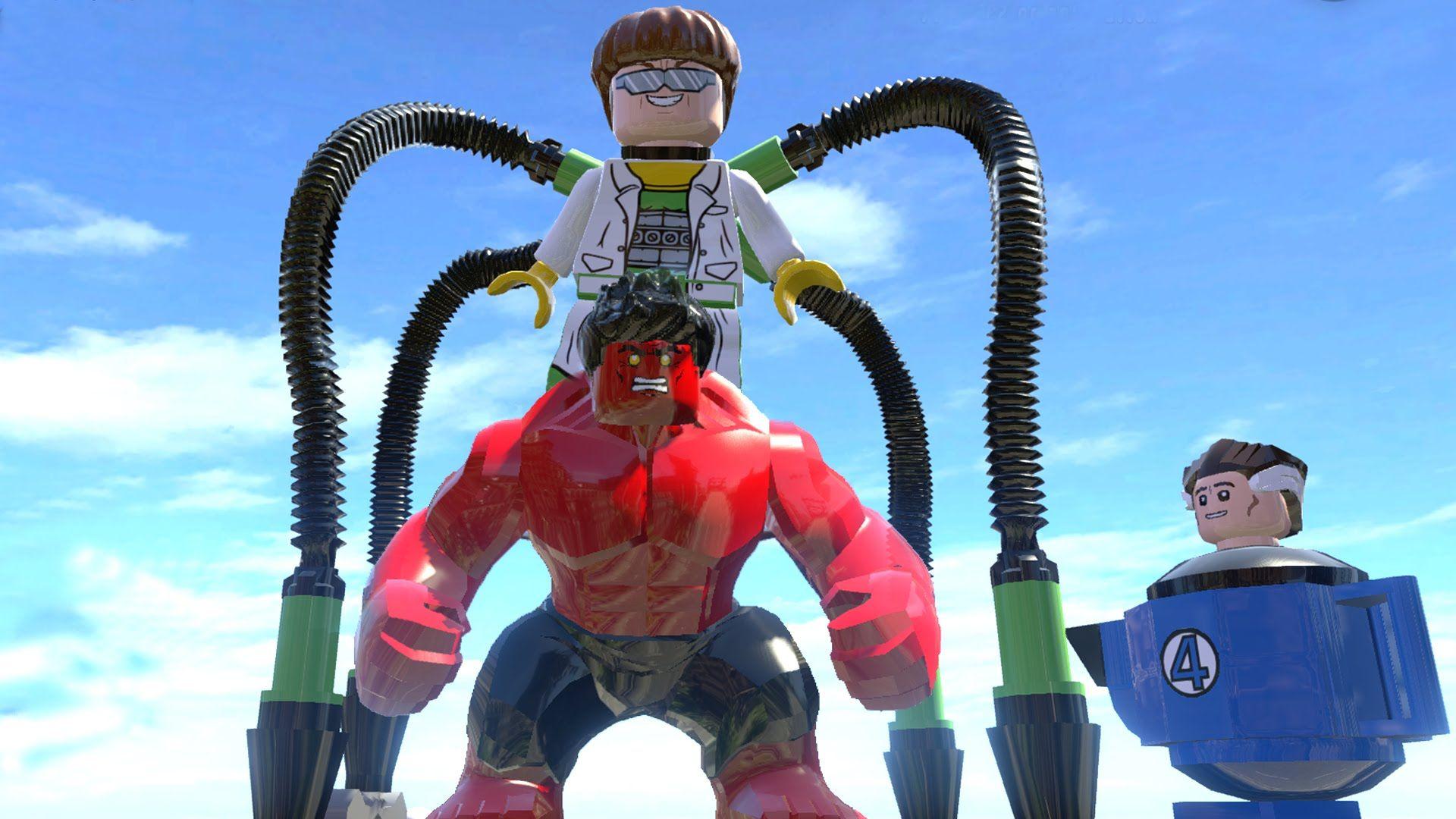 MISTER FANTASTIC VS DOCTOR OCTOPUS VS RED HULK