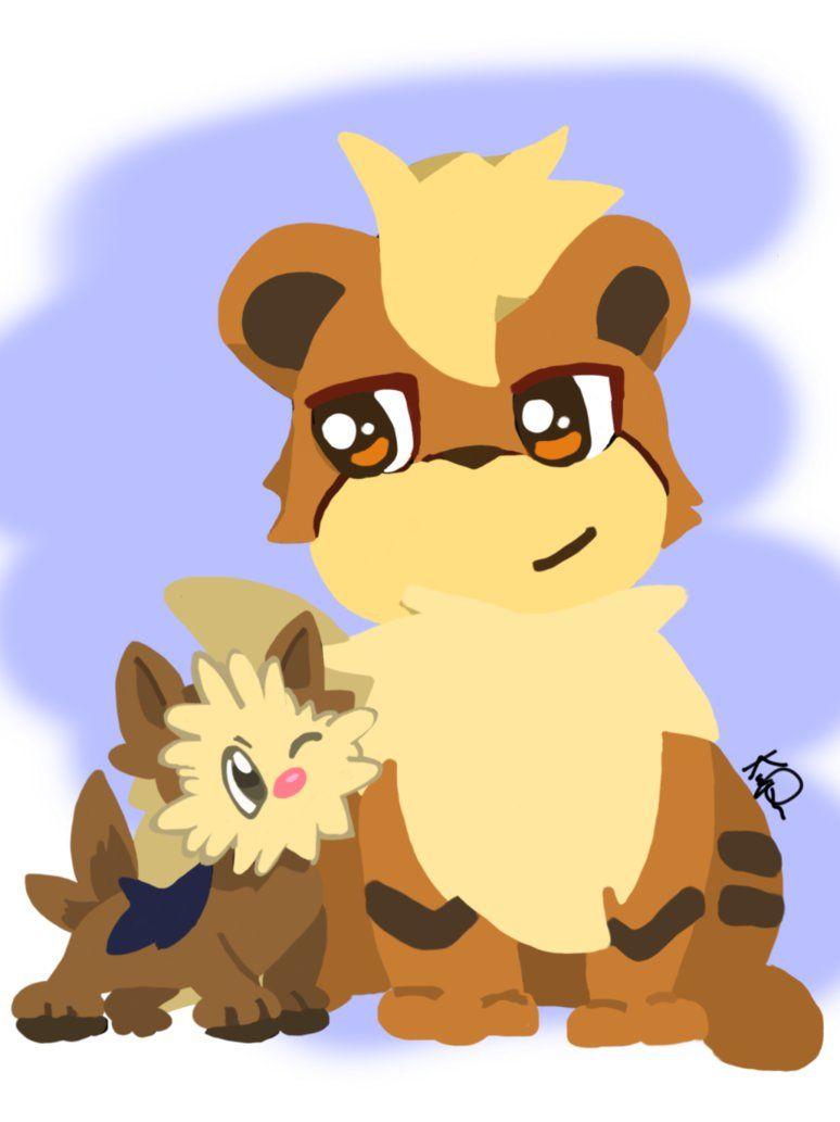 Growlithe and Lillipup! by GamerGirlArtt